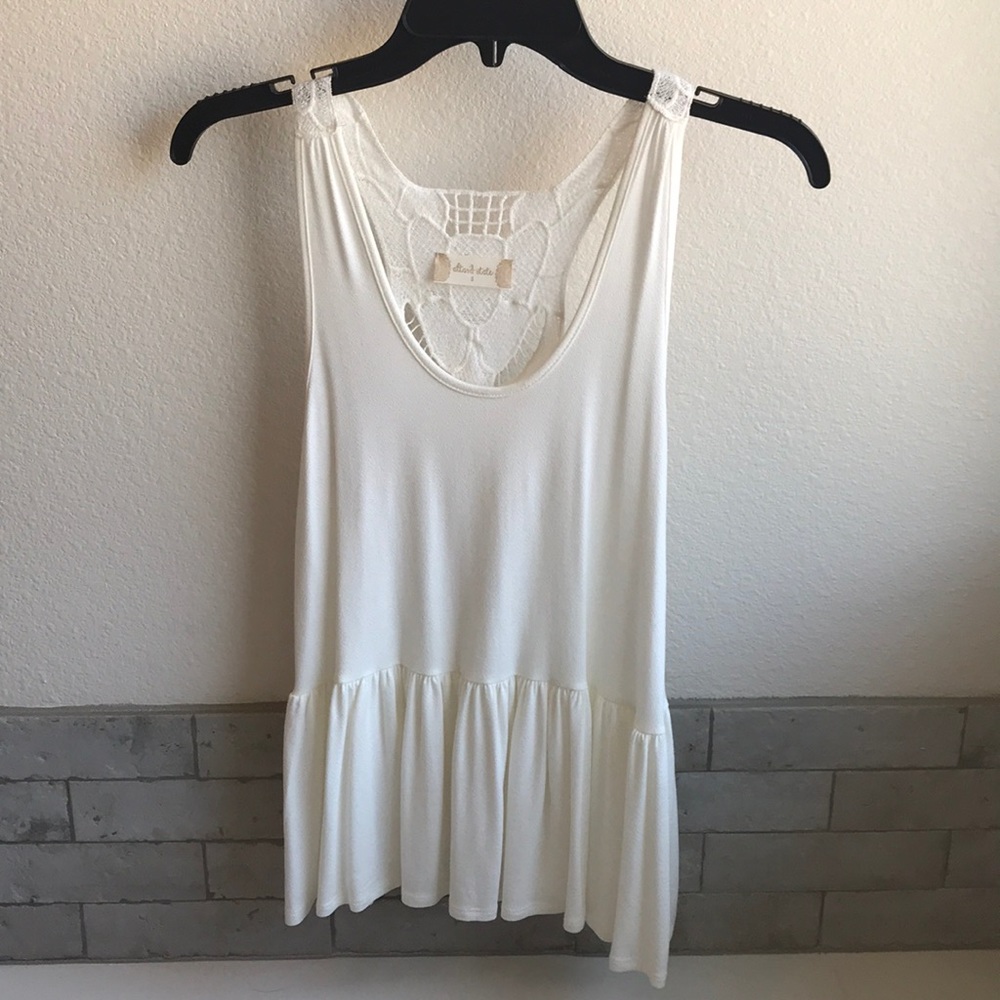 White tank top